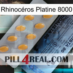 Rhinocéros Platine 8000 44